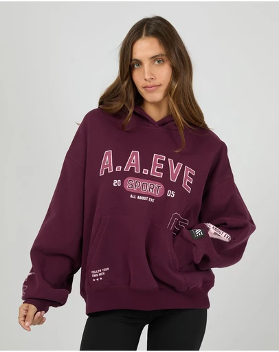 All About Eve - Empower Box Hoodie Wine