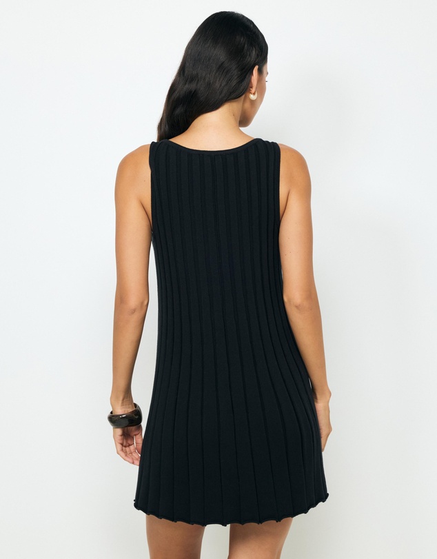 AERE - Zia Rib Knit Mini Dress