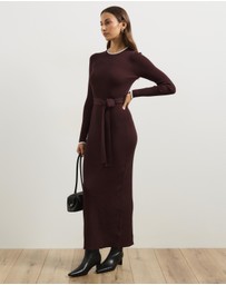 Atmos&Here - Maci Fitted Midi Knit Dress