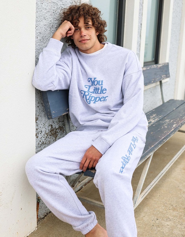 Skwosh - You Little Ripper Sweat Pant in Grey Marle