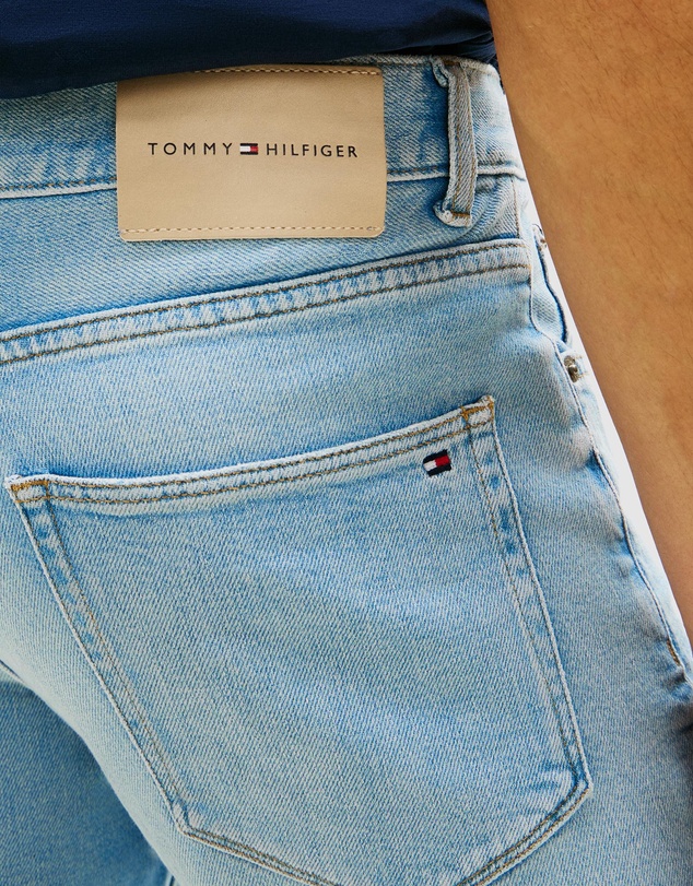 Tommy Hilfiger - Denton Faded Straight Leg Denim Shorts