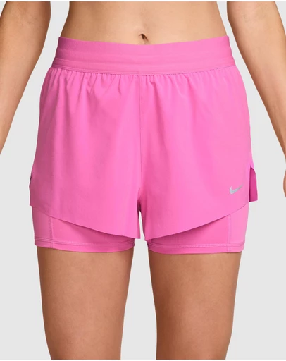 Nike - Swift Dri-FIT Mid-Rise 2-in-1 Running Shorts