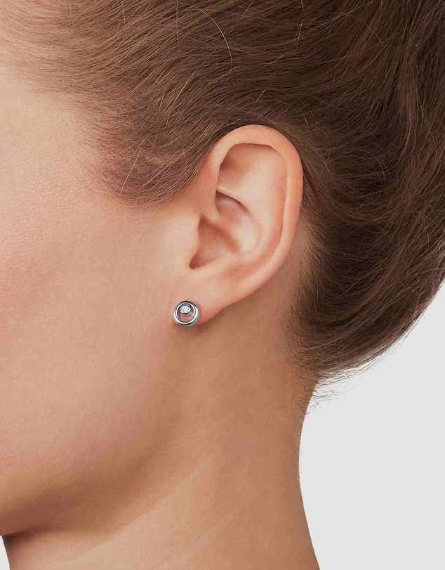 Skagen - Elin Silver-Tone Earring