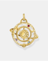 THOMAS SABO - Gold Planetary Ring Pendant with Colourful Stones