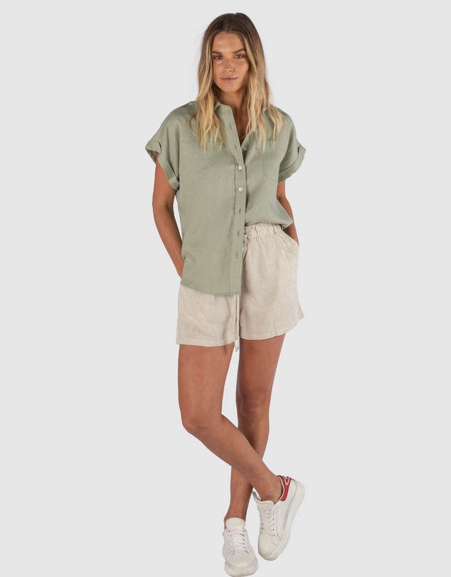 CAMIXA - CAPRI Short Sleeve Linen Shirt