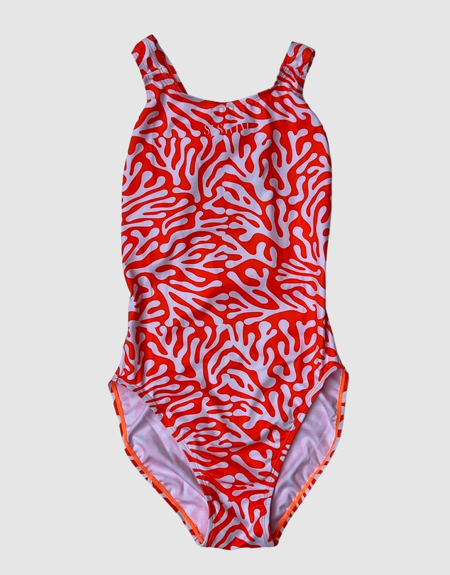 Salty Johnson - Coral Thick Strap One Piece