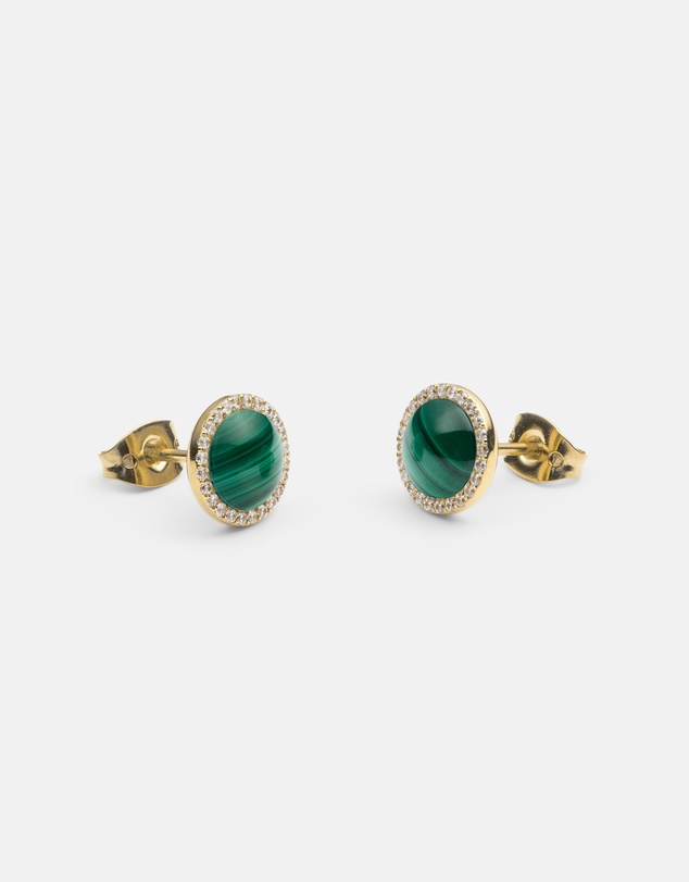 Daniel Wellington - Audrey Earrings Malachite
