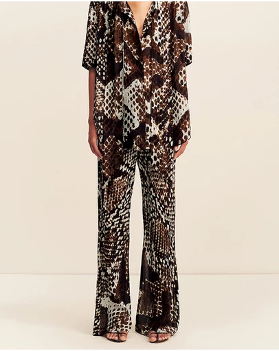 Shona Joy - Maia Sheer Drawstring Pants