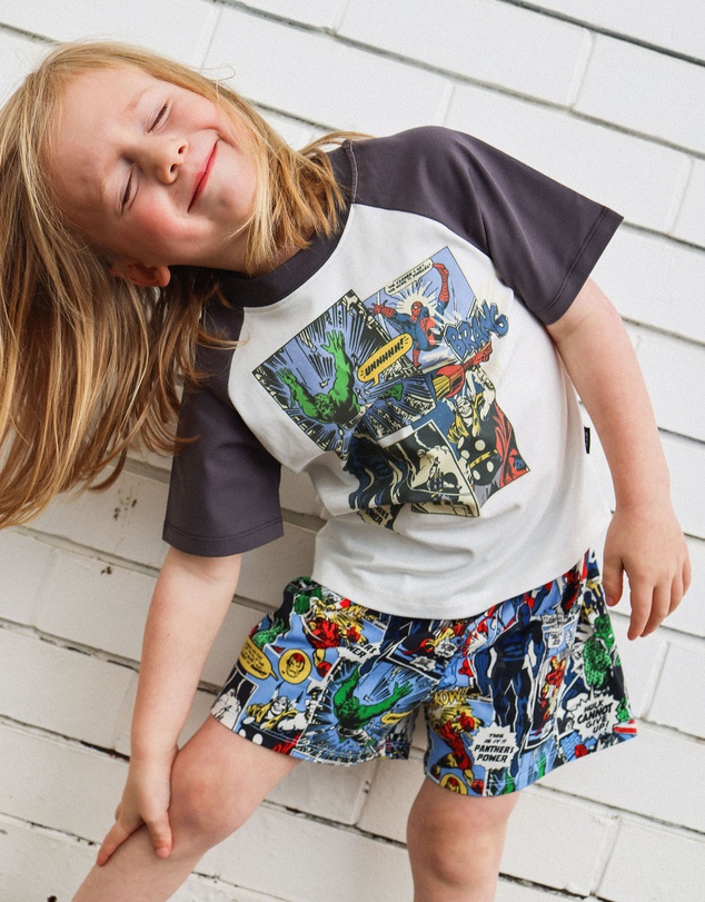 Rock Your Kid - Marvel Raglan Sleep Set - ICONIC EXCLUSIVE