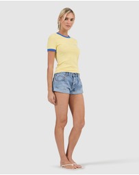 Rolla's - Script Ringer Tee