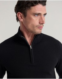 Oxford - Merino Zip-Neck Wool Pullover