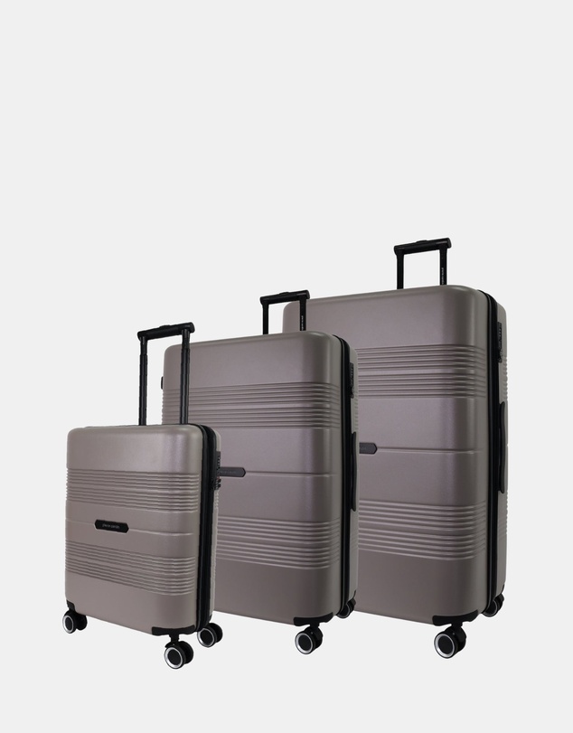 Pierre Cardin - Pierre Cardin 3-Piece Set Travel Hard Shell Suitcase
