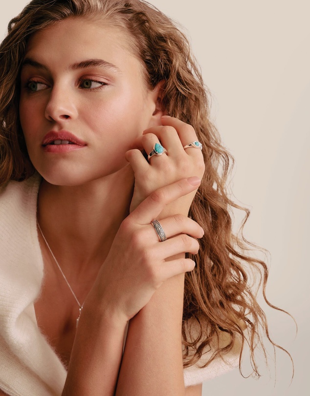 THOMAS SABO - THOMAS SABO Ring with Engravings and White Zirconia Stones
