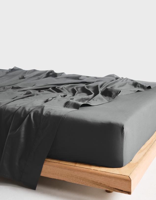 Linen House - Vienna 300TC Cotton Percale Fitted Sheet 50cm