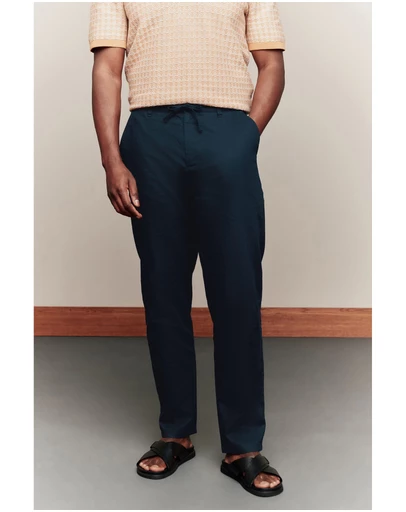 NEXT - Linen Cotton Chino Trousers Regular Fit