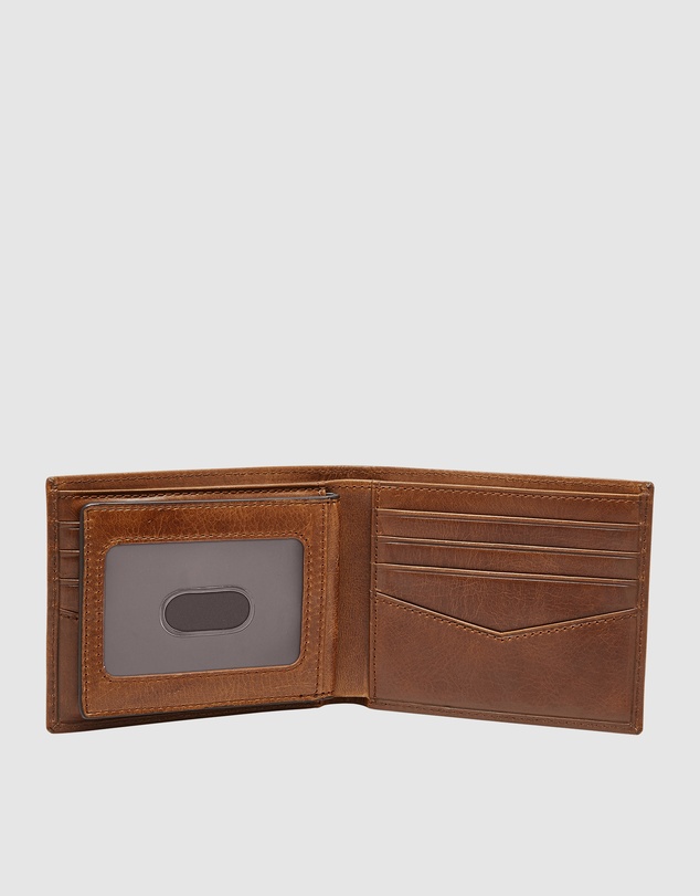 Fossil - Ryan Dark Brown Bifold Wallet