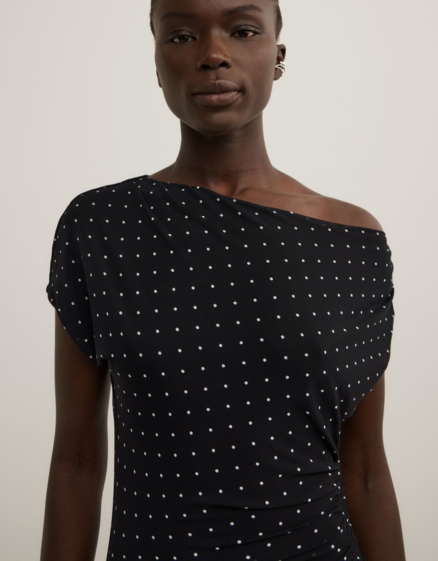 Witchery - Off Shoulder Mesh Dress