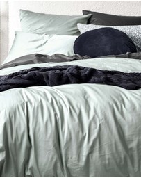 Aura Home - Halo Organic Sateen European Pillowcase
