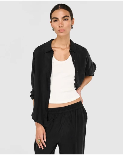 Staple the Label - Sylvie Cupro Shirt