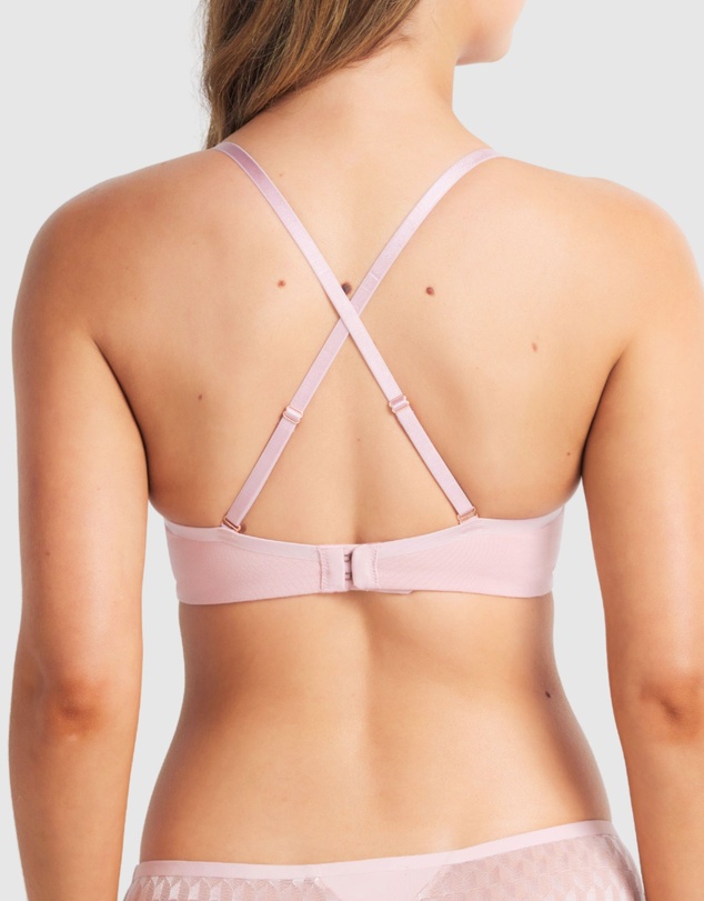 Fine Lines - Cotton Plunge Bra
