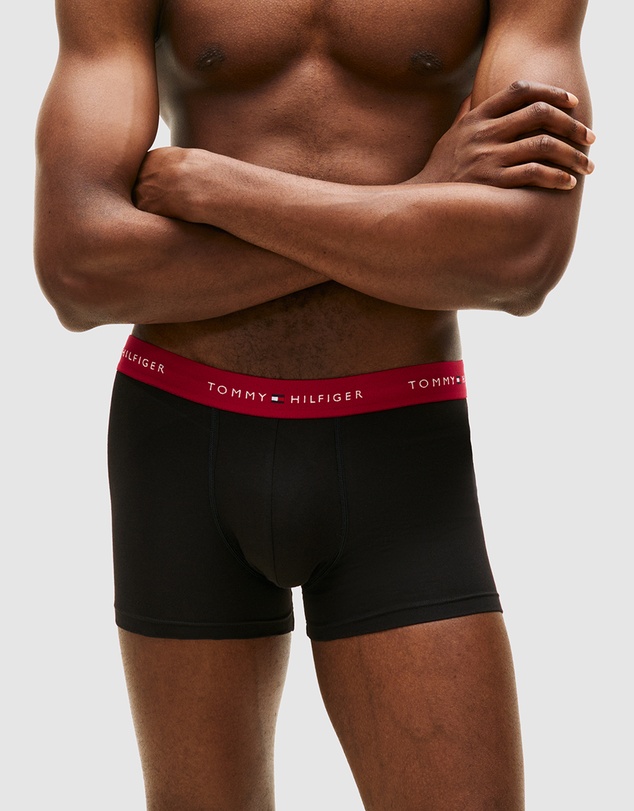 Tommy Hilfiger - 5-Pack Signature Repeat Logo Waistband Trunks