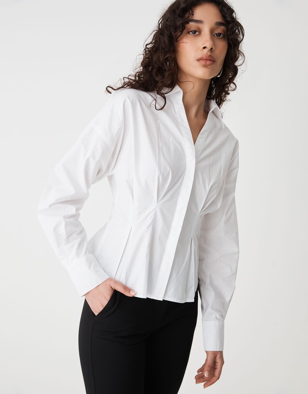 Forcast - Billie Pleat Waist Shirt