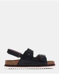 Mia Vita - Shay Adjustable Sandal - Black