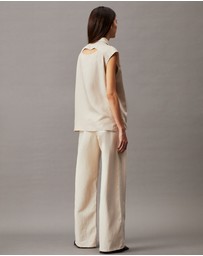 Calvin Klein - Relaxed Cut Out Detail Shirt