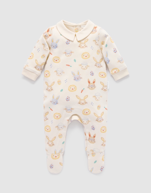 Purebaby - Hoppity Thick Growsuit -Kids-Babies