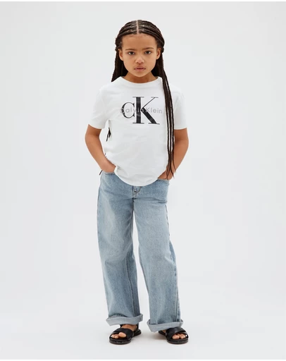 Calvin Klein Jeans - Kids Unisex Monologo T-Shirt