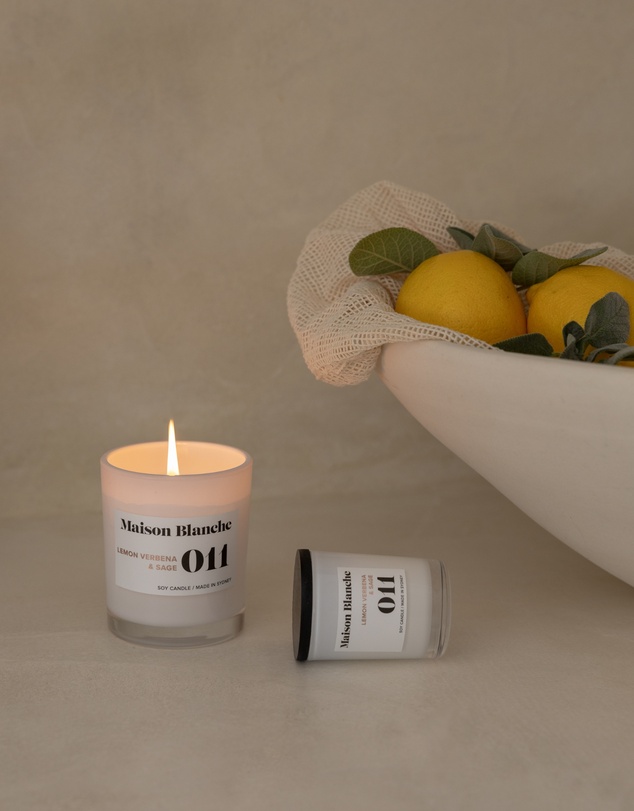 Maison Blanche - 011 Lemon Verbena & Sage - Small Candle