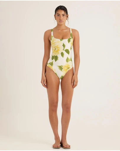 Peony - Square Neck One Piece