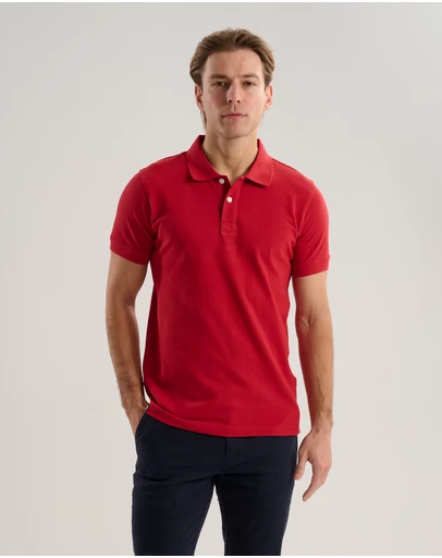 3 Wise Men - 3 Wise Men Portland Polo Shirt - Paprika