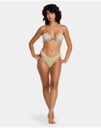 RVCA - Womens Strange Ways Halter Bandeau Bikini Top