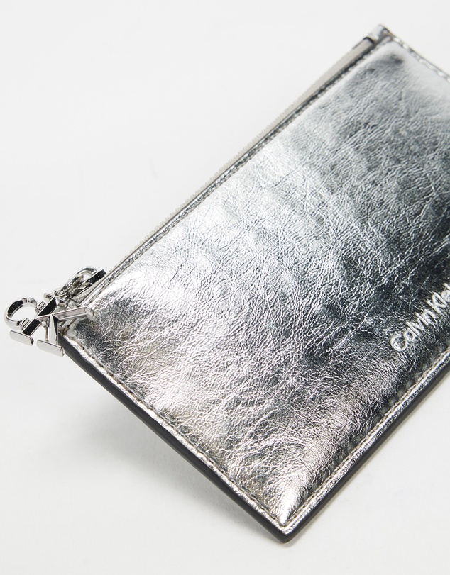 Calvin Klein - 6cc Metallic Zip Cardcase