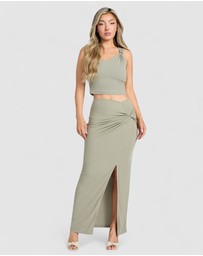 GUESS - Aimee Short Sleeve Jewel Draped Top