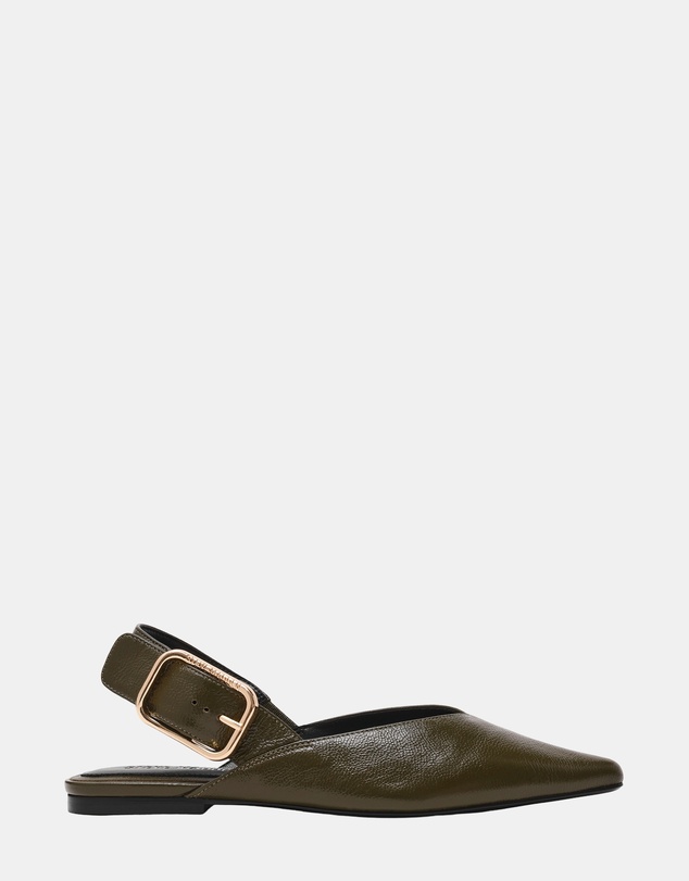 Steve Madden - Sianna Olive Leather Flats