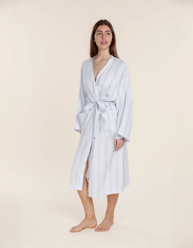 Gingerlilly - Rosalind Linen Robe