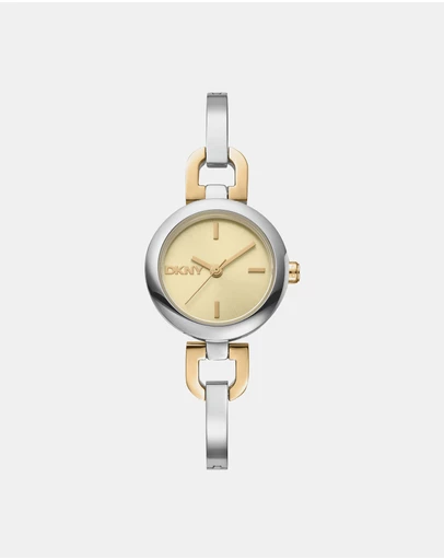 DKNY - Half Bangle Two-Tone 26mm Womens Watch