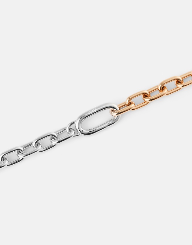 Daniel Wellington - Contrast Link Necklace Two Tone