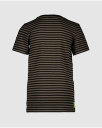 TYGO&vito - Organic Stripe Crocodile T-Shirt - Kids-Teens