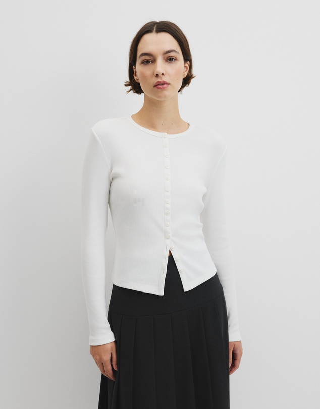 Country Road - Long Sleeve Button Through Top