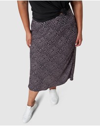 Something 4 Olivia - Catalina Print Midi Skirt