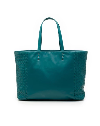 Pre-Loved by Azura Reborn - Pre-Loved Intrecciato Trimmed Nappa Tote