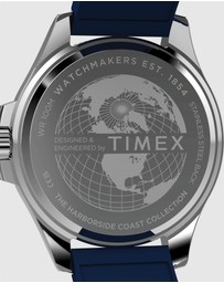 TIMEX - Harborside Coast Multifunction 43mm Synthetic Rubber Strap Watch