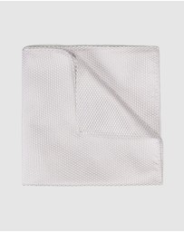 Politix - Silk Textured Two-tone Pocket Square