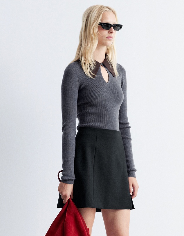 & Other Stories - Keyhole Collar Top