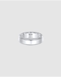 Kuzzoi - ICONIC EXCLUSIVE - Ring Men Band Ring Solid Classic in 925 Sterling Silver