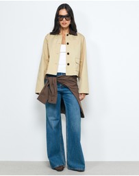 AERE - Cotton Contrast Jacket