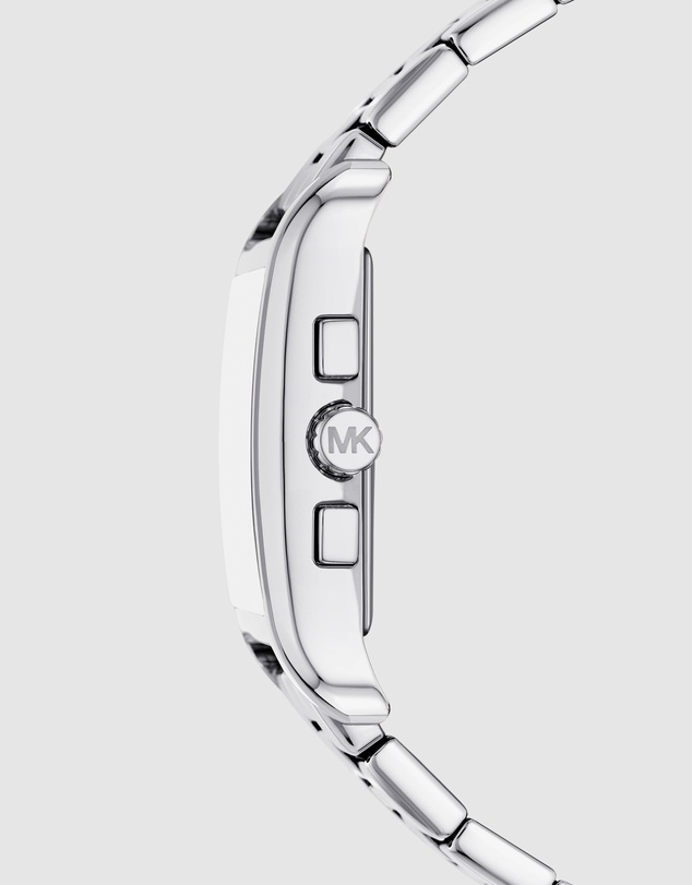 Michael Kors - Monroe Silver Tone Chronograph Watch